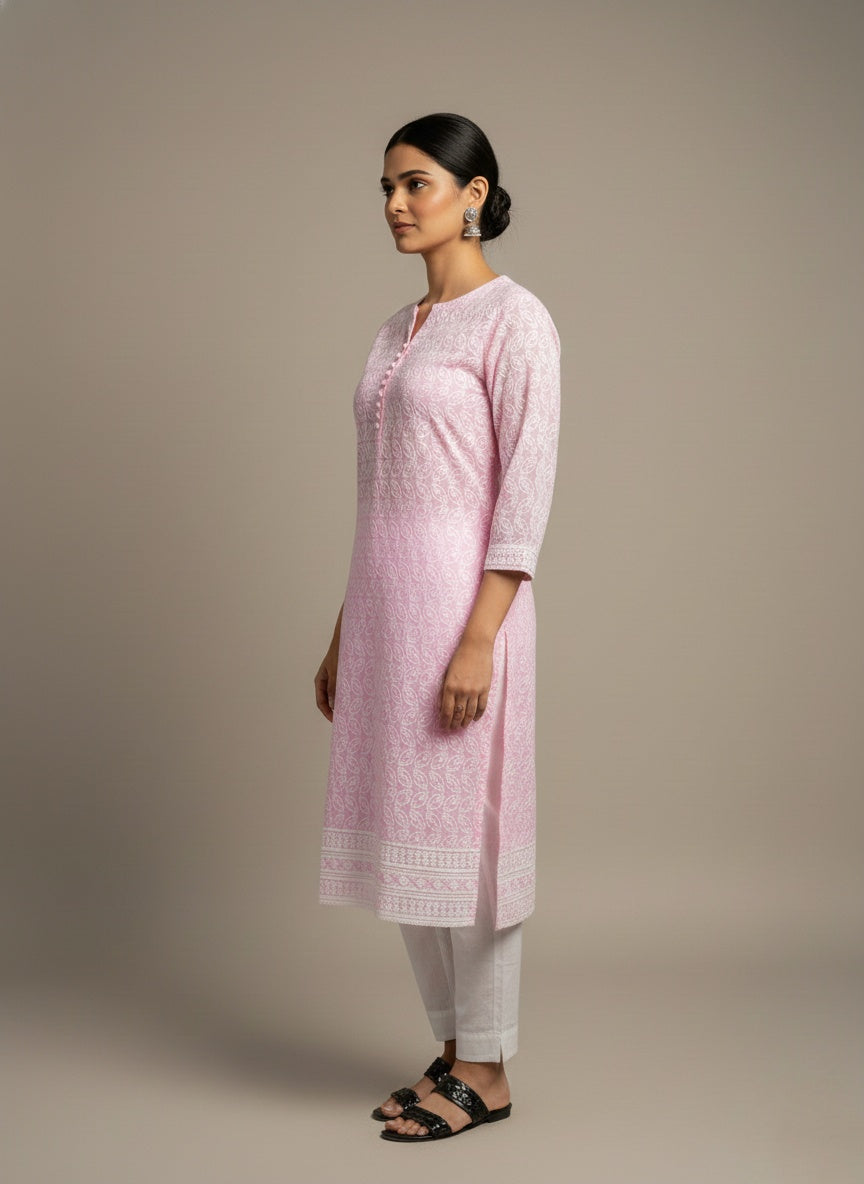 Cotton Kurta Pant Set