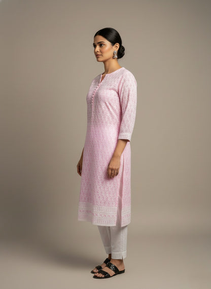 Cotton Kurta Pant Set