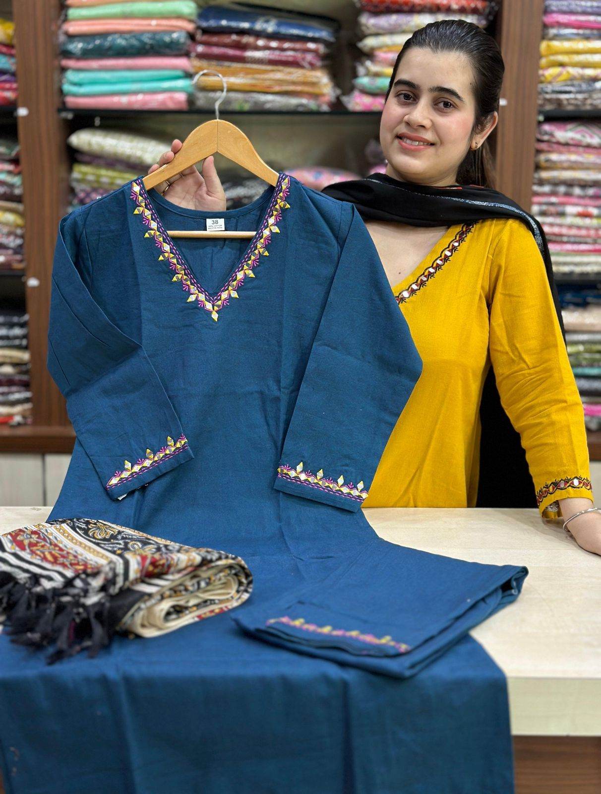 Cotton Kurta Set for Women (Limited edition) - Vijay Laxmi